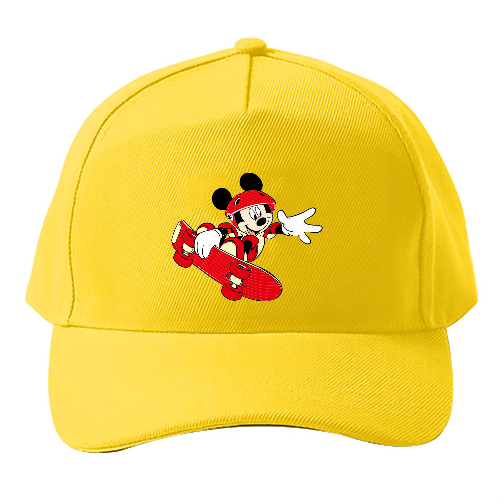 （画像用） ミッキーマウス Mickey Mouse ベースボールキャップ 綿100％ 男女兼用 帽子 スポーツ
